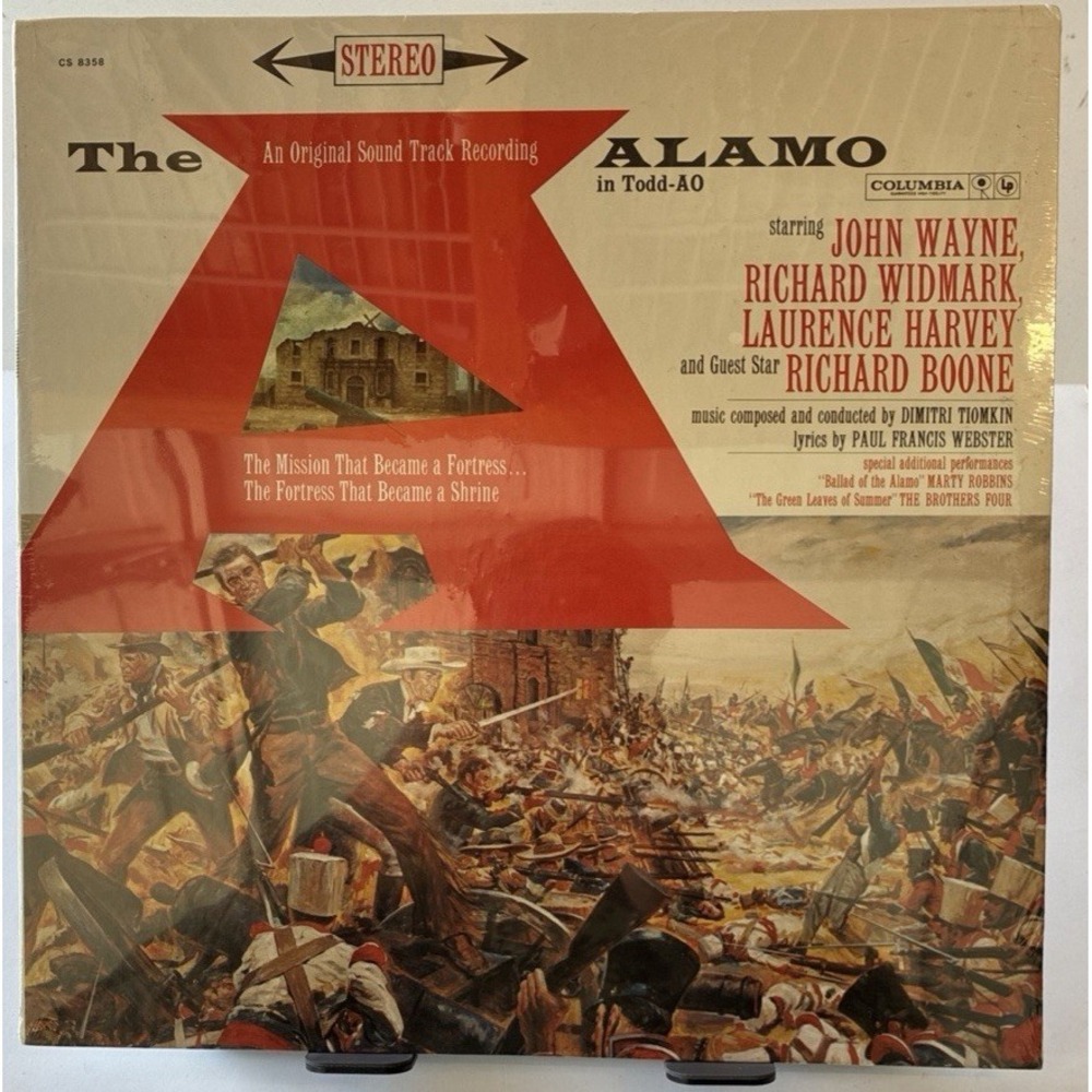 SEALED THE ALAMO DIMITRI TIOMKIN COLUMBIA Near Mint Cover (L29)